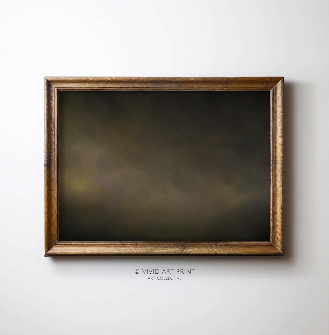 Vintage Nocturne Abstract Art Print, Moody Farmhouse