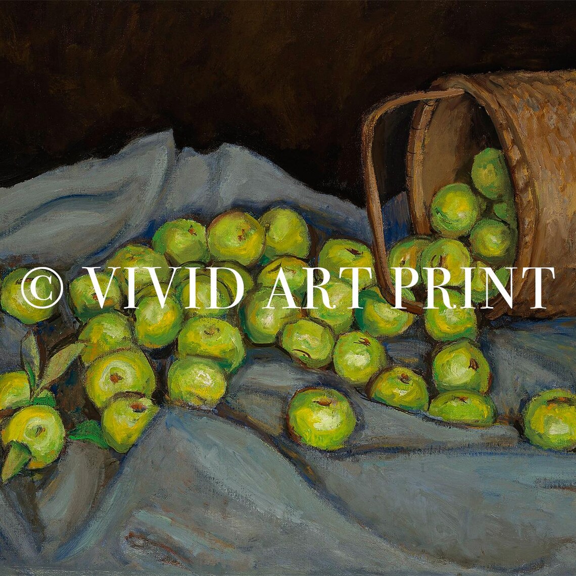 Green Apples Still Life, Vintage Farmhouse Rustic - Image 4