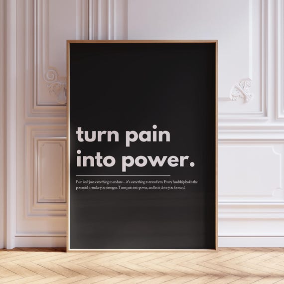 Motivational Typography Poster Uplifting Quote Therapist Office Decor Home Wall Art Inspirational