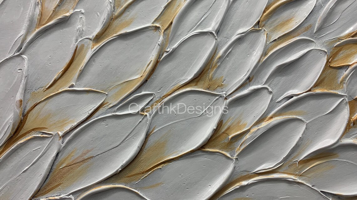 Minimalist Wabi Sabi Floral Petal Landscape Art Print - Image 2