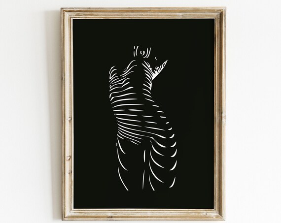 Nude Female Body Bedroom Decor Posters Contemporary Figure Art Pinup Poster Wall