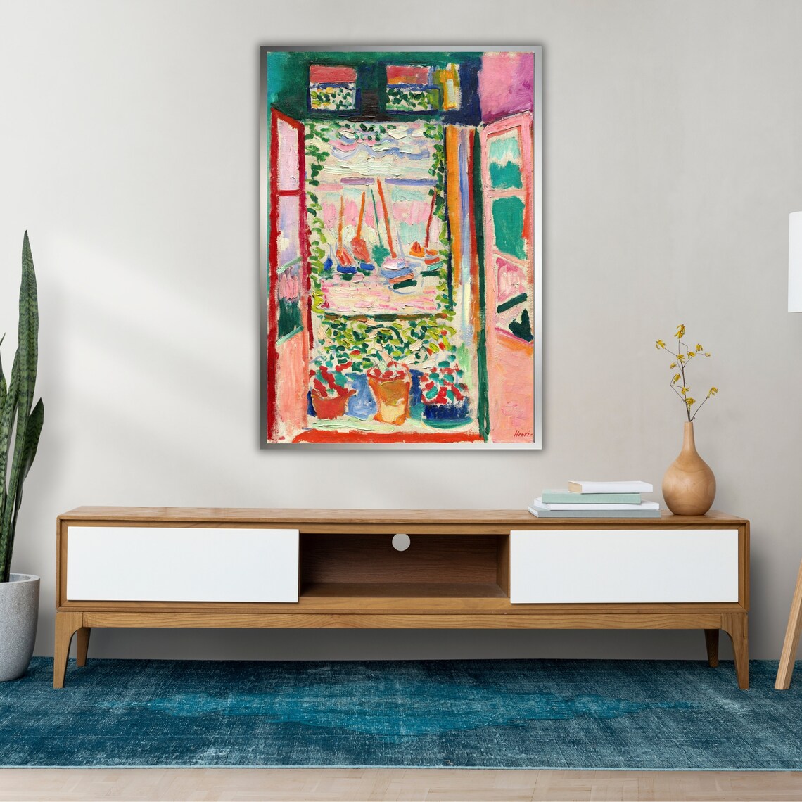 Henri Matisse Open Window Collioure Fauvist Sailboat View Masterpiece Poster - Image 2