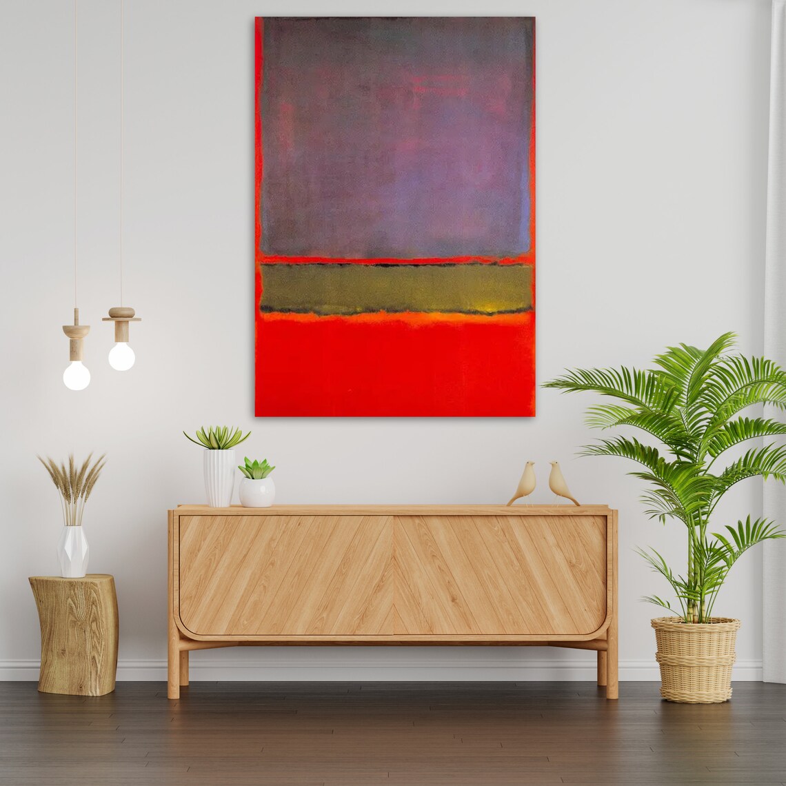Mark Rothko Abstract Minimalist Decor, Art Print - Image 2