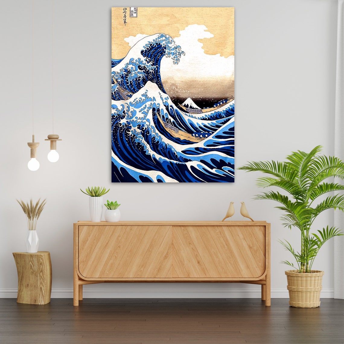 The Great Wave Off Kanagawa Hokusai Mount Fuji Japanese Art Poster - Image 3