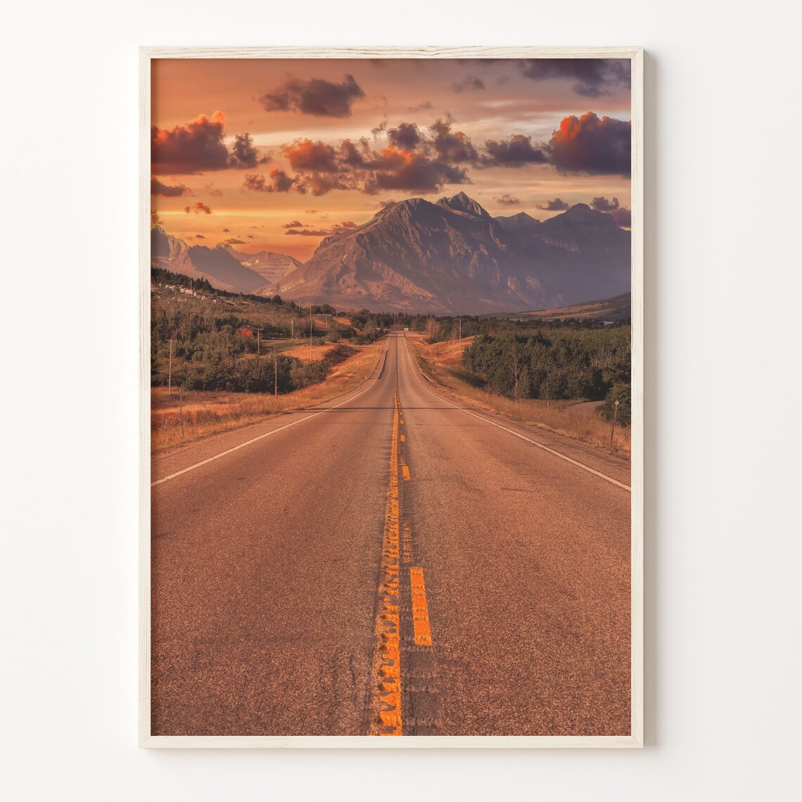 Montana Colorful Poster Print Montana Photo Wall Art Montana Wall Decor Montana Travel Print City Map C18 178