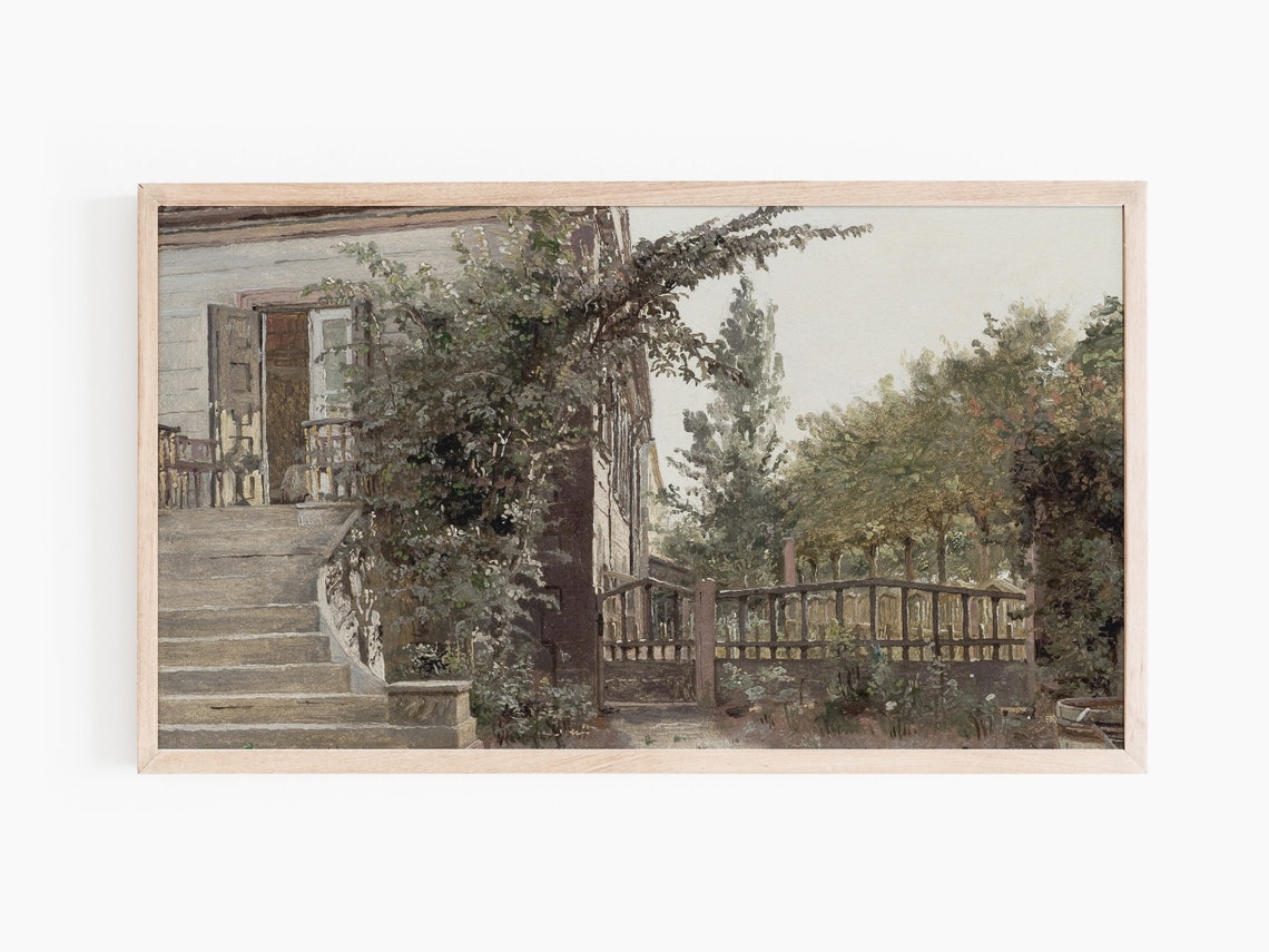 Frame Tv Art Classic Farmhouse Painting Tv Artwork Frame For Tv Instant - Image 3