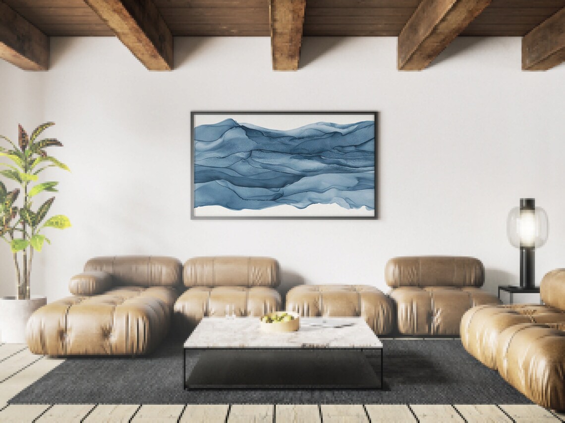 Abstract Modern Painting Art Print, Minimalist Decor - Image 4