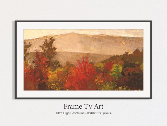 Autumn Trees Art Print, Fall Seasonal Decor