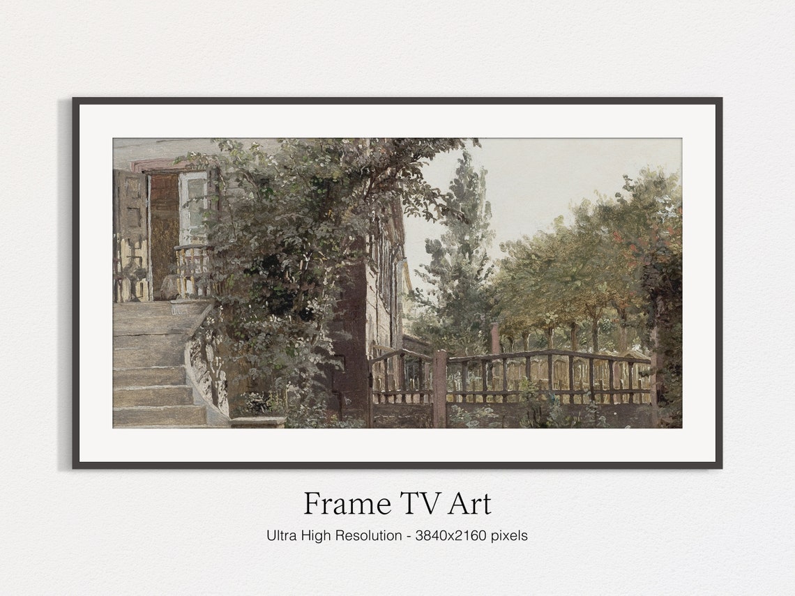 Frame Tv Art Classic Farmhouse Painting Tv Artwork Frame For Tv Instant - Image 5