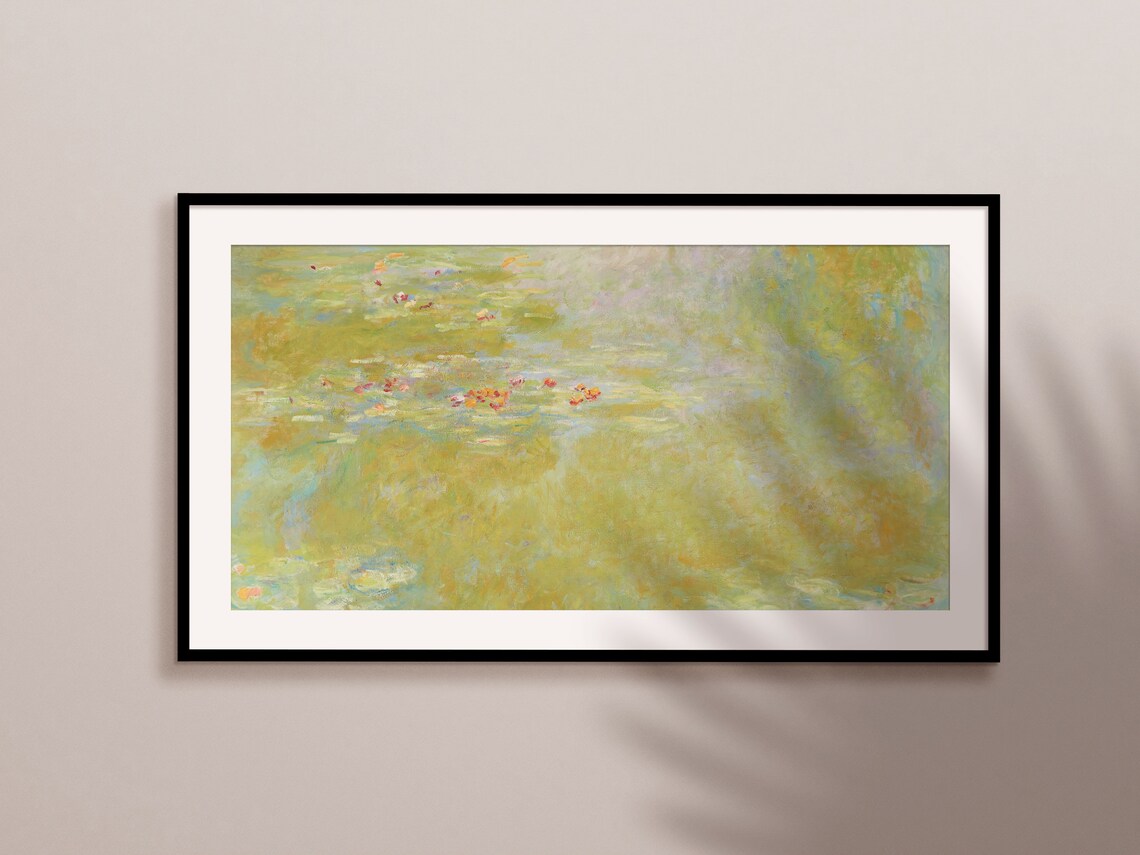 Vintage Oil Painting Abstract Monochrome Art Print - Image 3