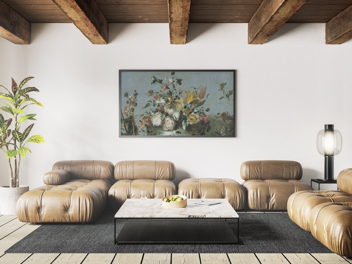 Frame Tv Art Vintage Flower Still Life Poster - Image 4