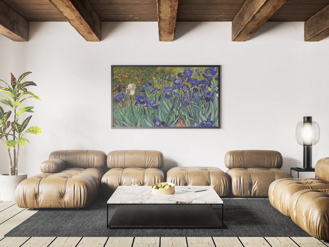 Irises By Van Gogh, Art Print - Image 4