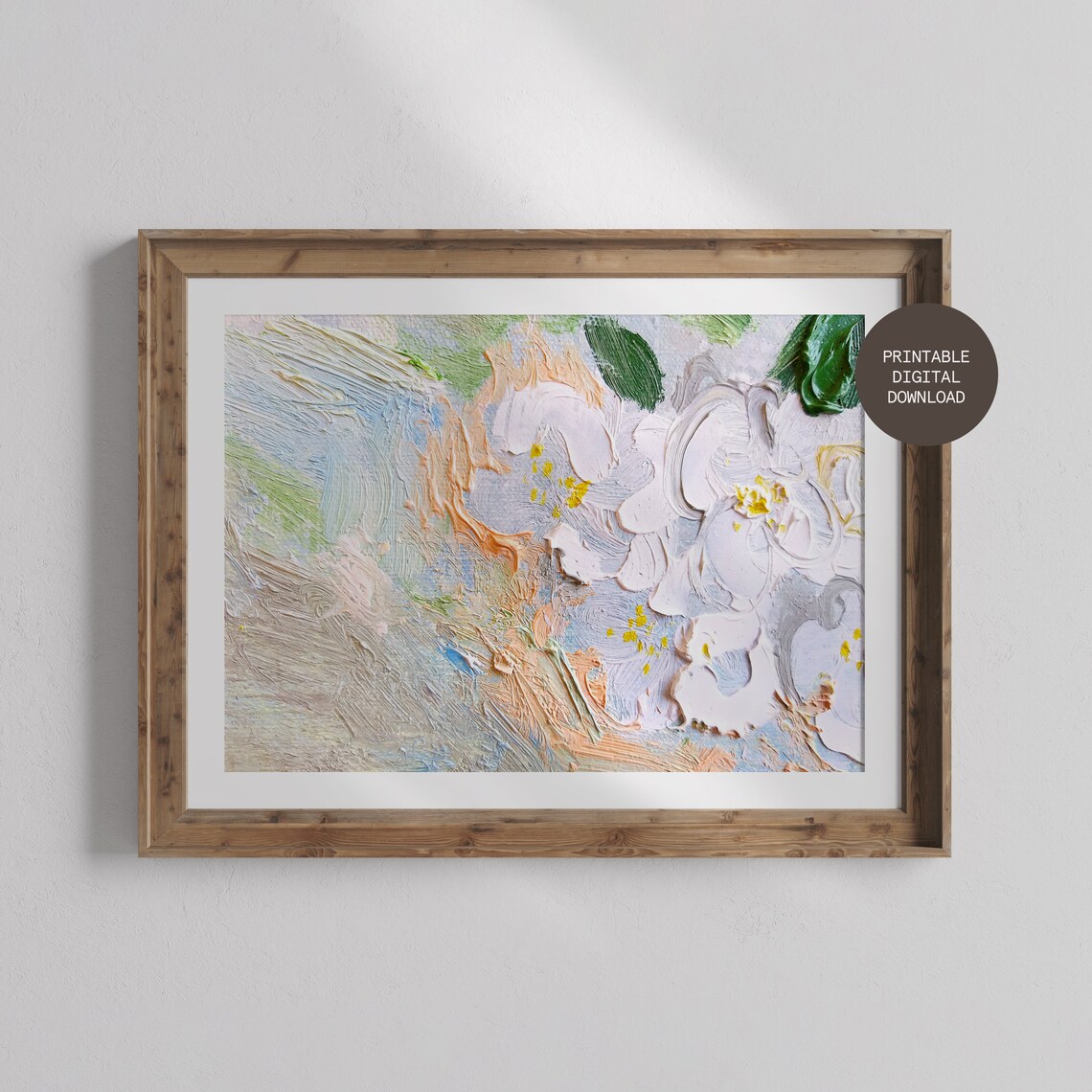 Abstract Expressionism Oil Painting, Wall Art Print - Image 3