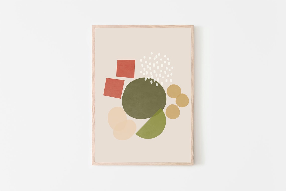 Burmese Tea Leaf Salad Art Print, Modern Decor