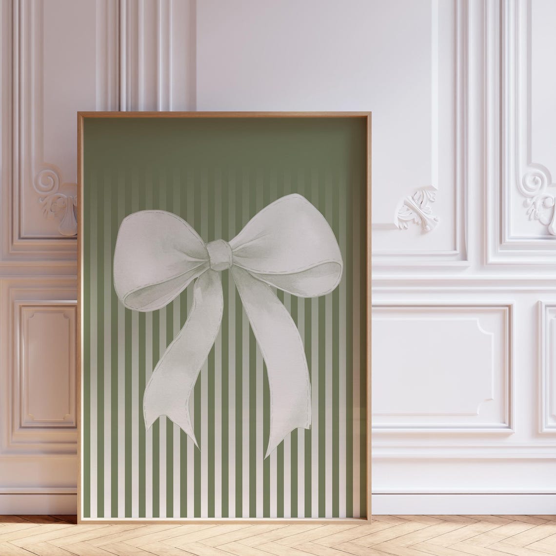 Pastel Bow Wall Art Trendy Decor For Dorm Nursery Or Apartment Gift Her