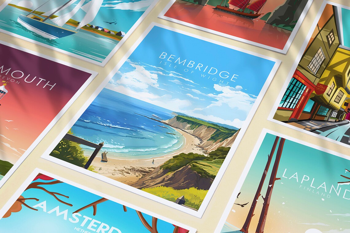 Isle Of Wight, Bembridge Travel Poster - Image 3