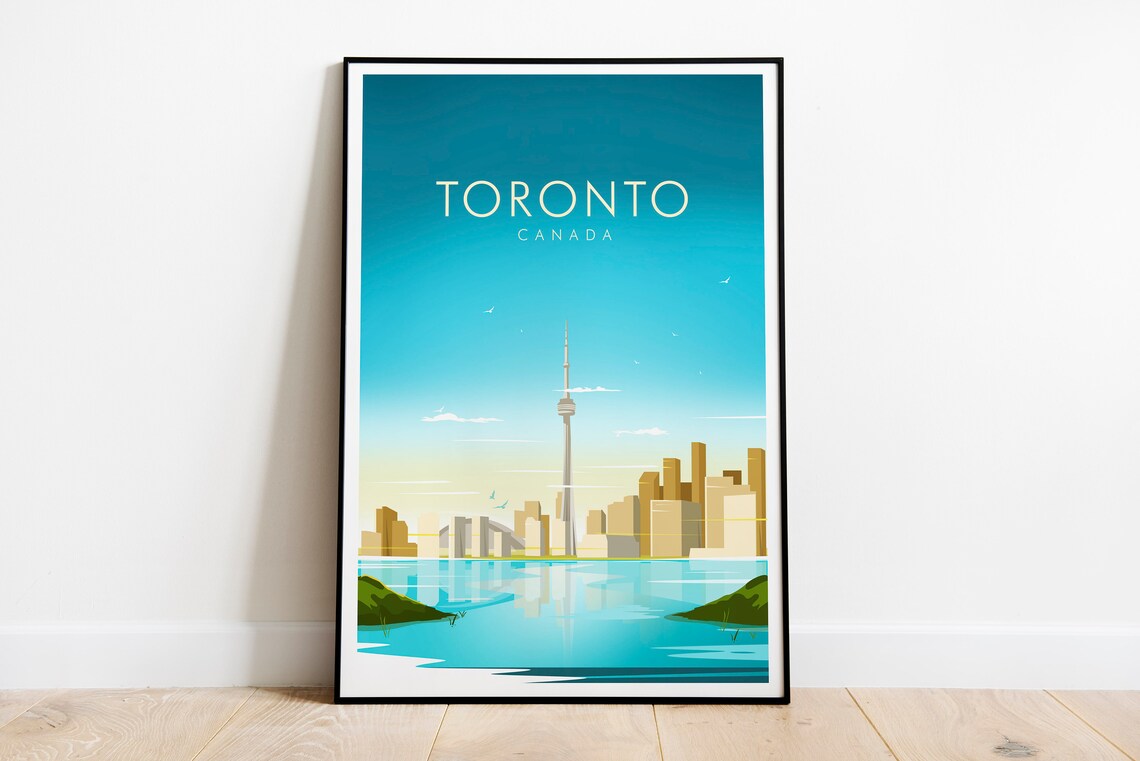 Toronto Travel Poster, Canada Travel Poster - Image 2