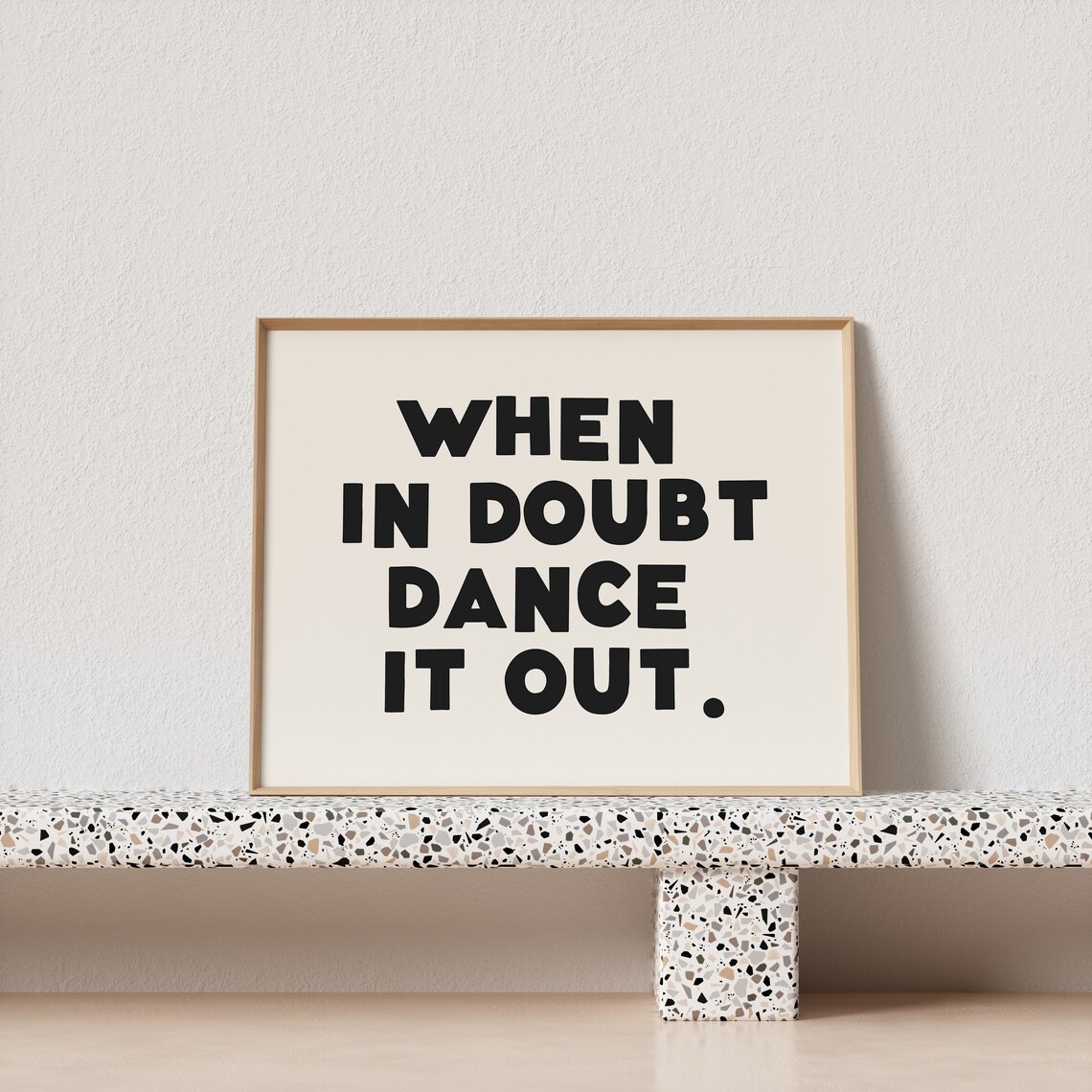 When In Doubt Dance It Out Quirky Poster - Image 3