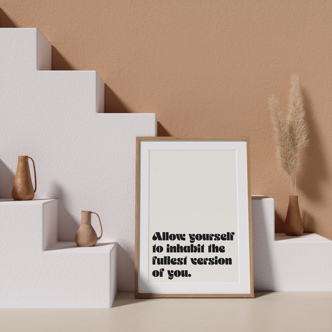 Allow Yourself To Inhabit The Fullest Version Of You Retro Poster - Image 3