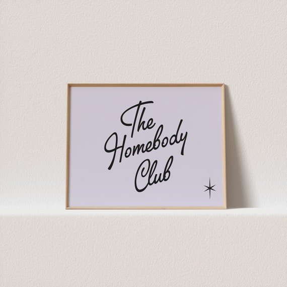 Horizontal Poster Lilac The Homebody Club Must Have For Your Gallery Wall A Click Away To Be Yours