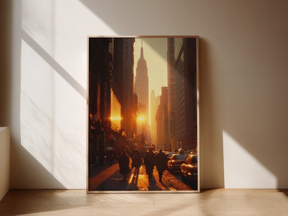 New York City Streets Photography, Urban Travel Poster