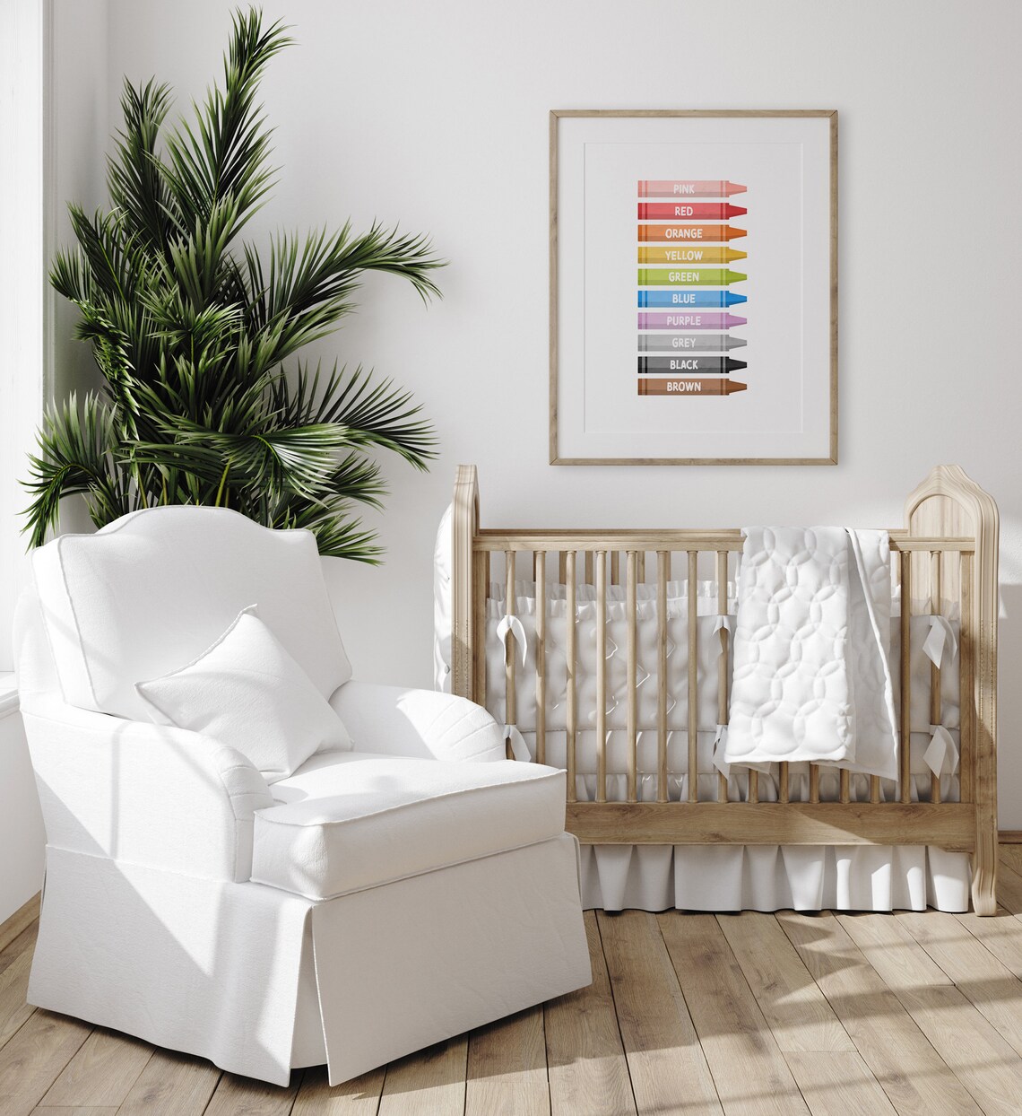 Colors Educational Poster, Classroom Learning Art Print - Image 2
