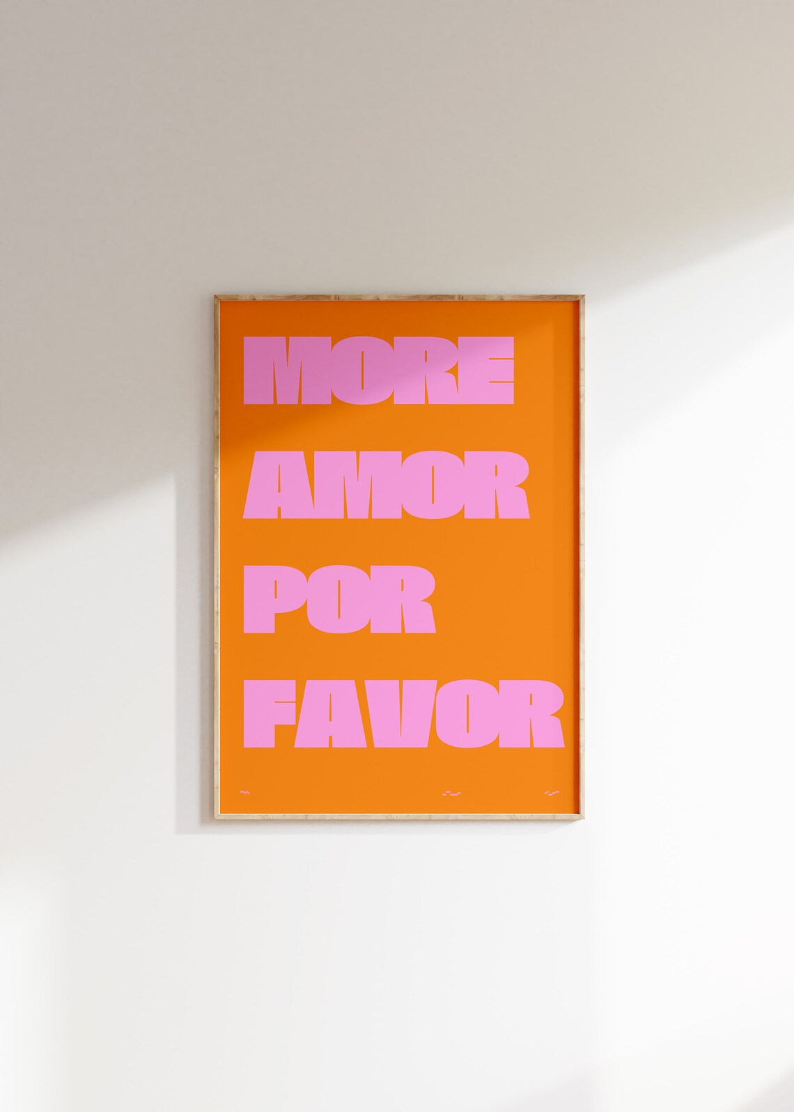 Maximalist More Amor Por Favor Quote Art Print - Image 4