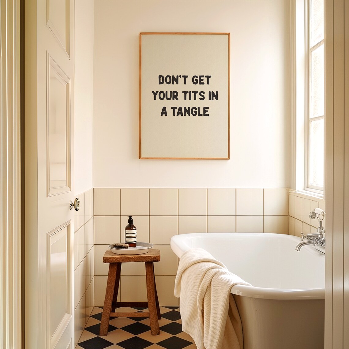 Don't Get Your Tits In A Tangle Poster Print - Image 2