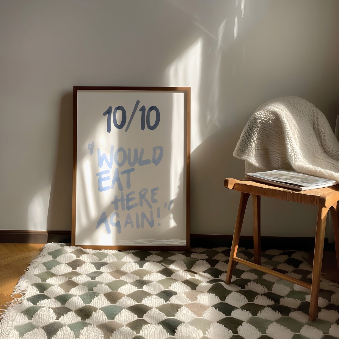 1010 Would Eat Here Again Aesthetic Kitchen Art Print - Image 2