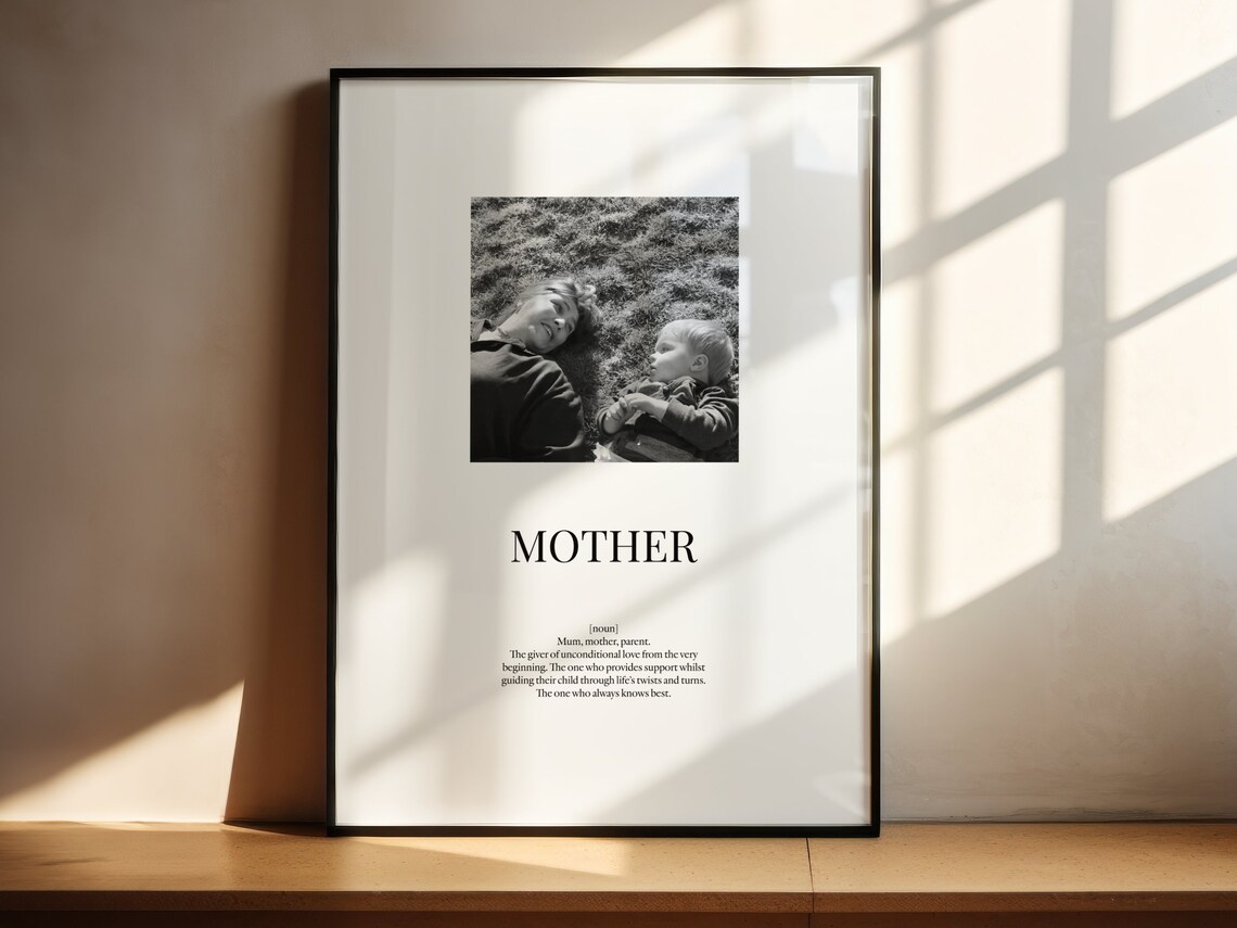 Personalised Mum Definition Poster, Family Quote Print - Image 2