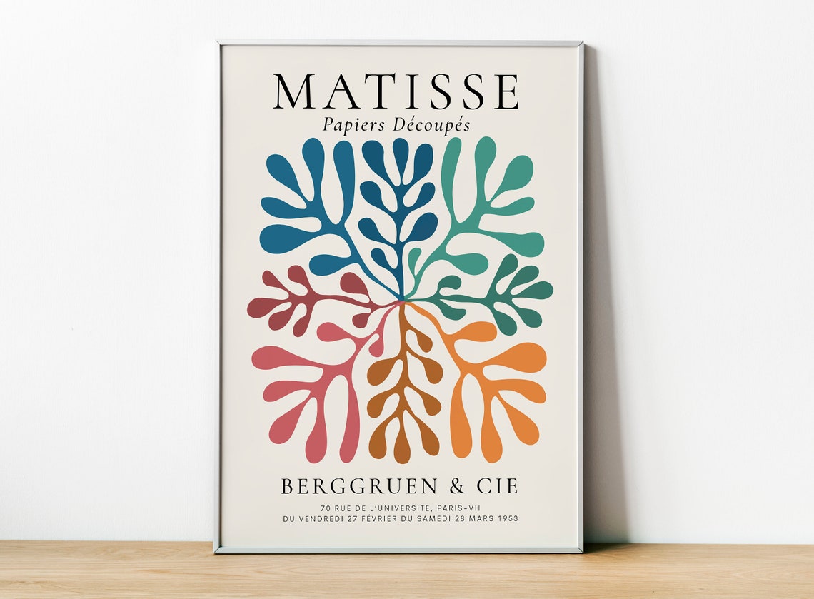 Matisse Papiers Decoupes, Mid-Century Modern Art