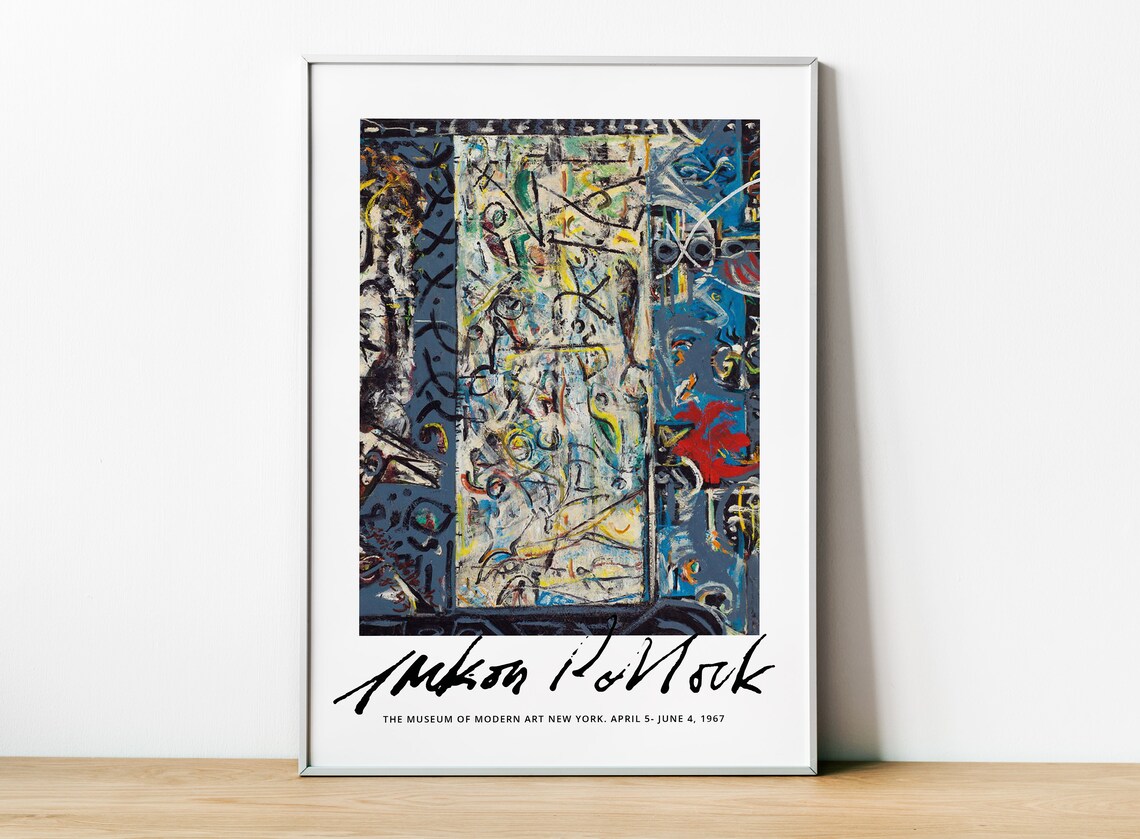 Jackson Pollock Abstract Expressionism Poster
