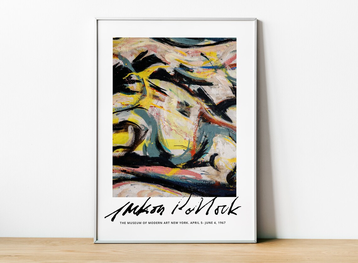 Jackson Pollock Abstract Expressionism Poster