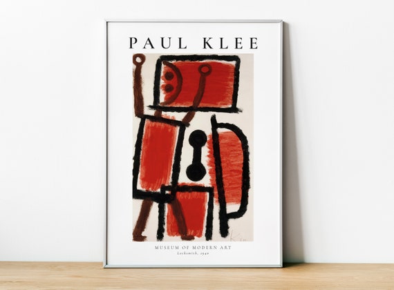 Paul Klee Locksmith 1940 Exhibition Poster, Modernism