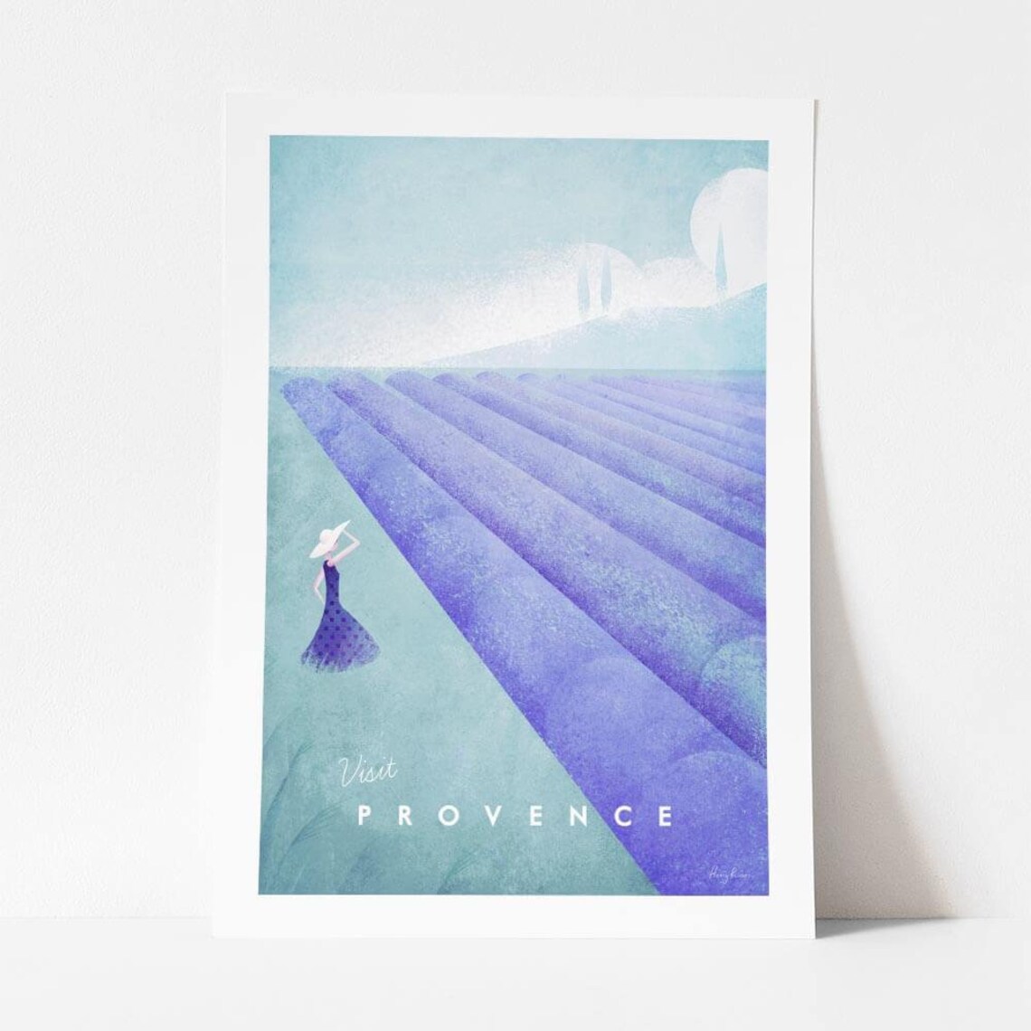 Provence Travel Poster, Minimalist Vintage Retro Art - Image 4
