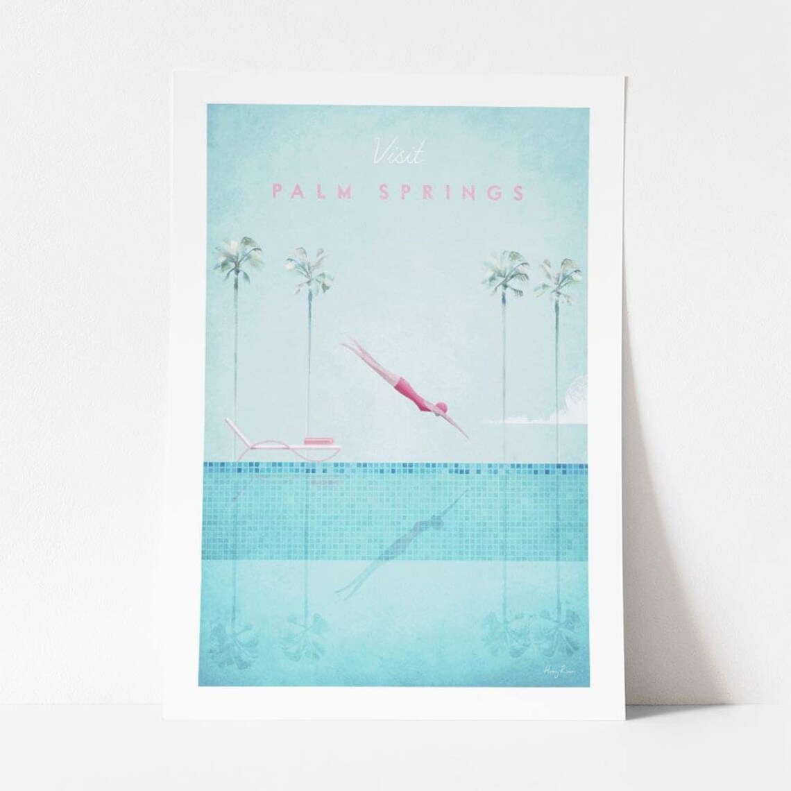 Palm Springs Vintage Retro Travel Poster Print - Image 4