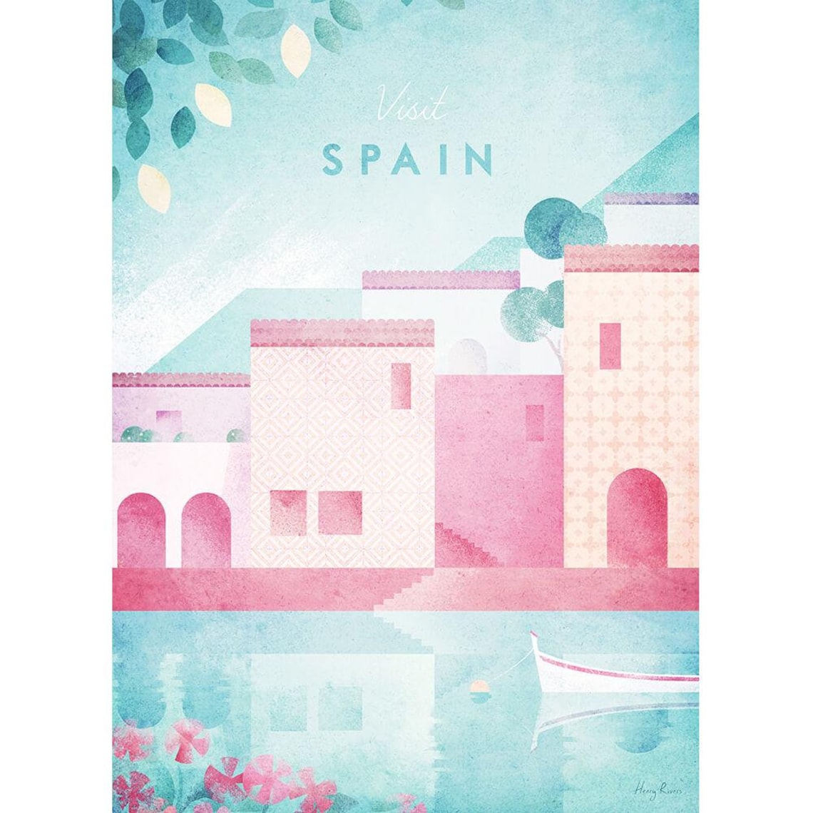 Spain Travel Poster, Minimalist Vintage Retro Style - Image 2