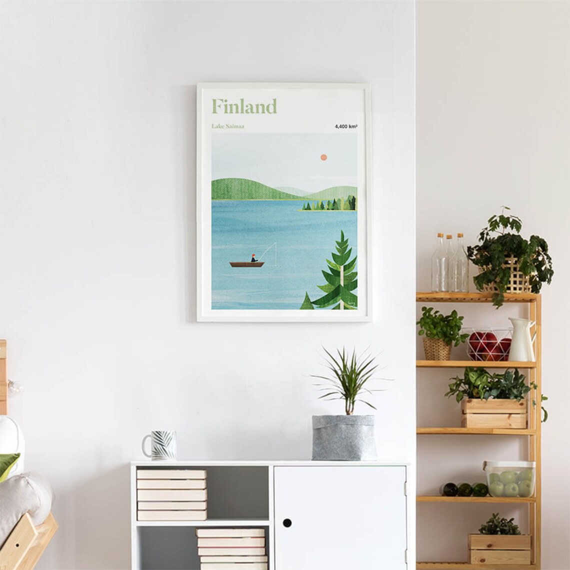 Lake Saimaa Finland Travel Poster, Henry Rivers - Image 4