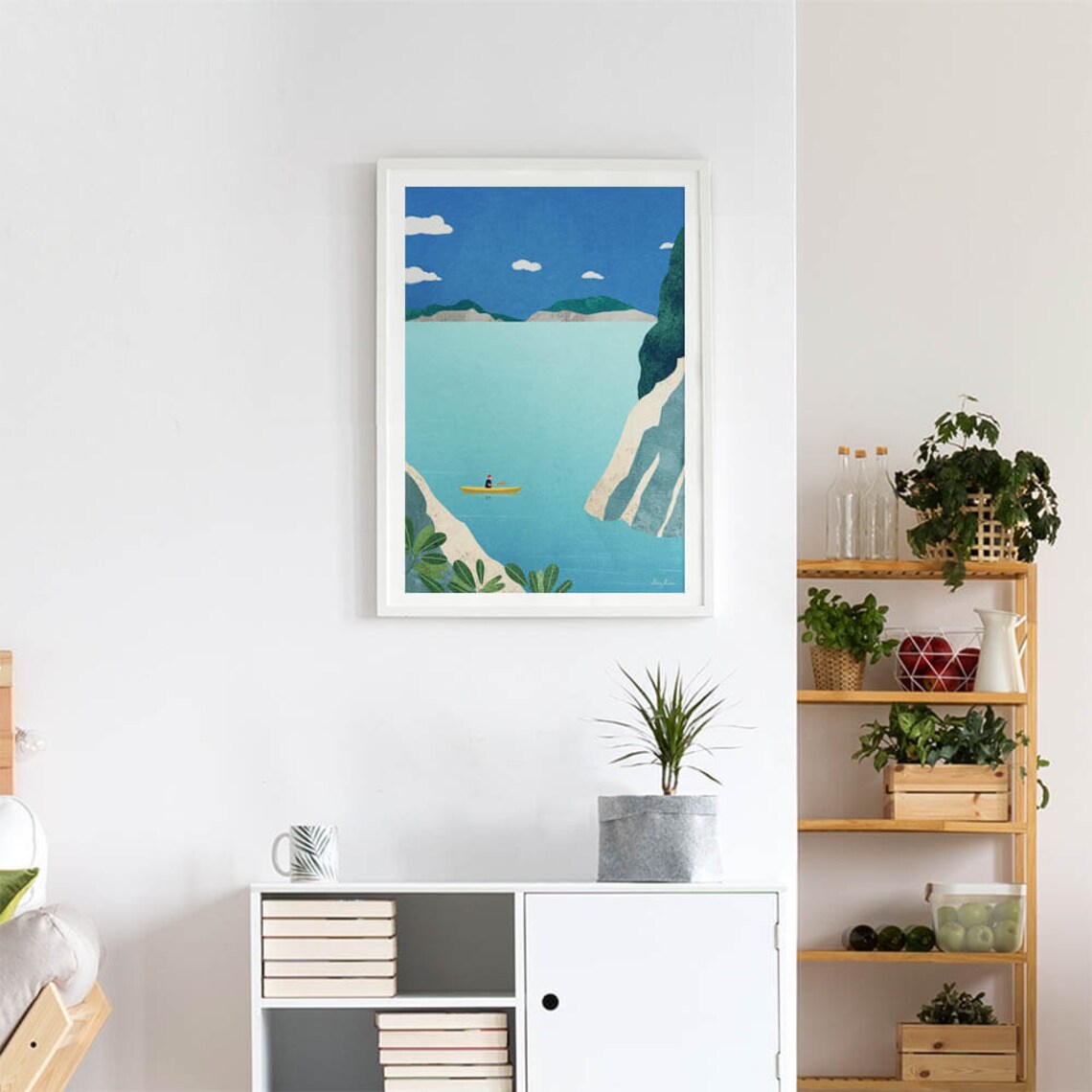 Ocean Kayak by Henry Rivers, Travel Poster - Image 4