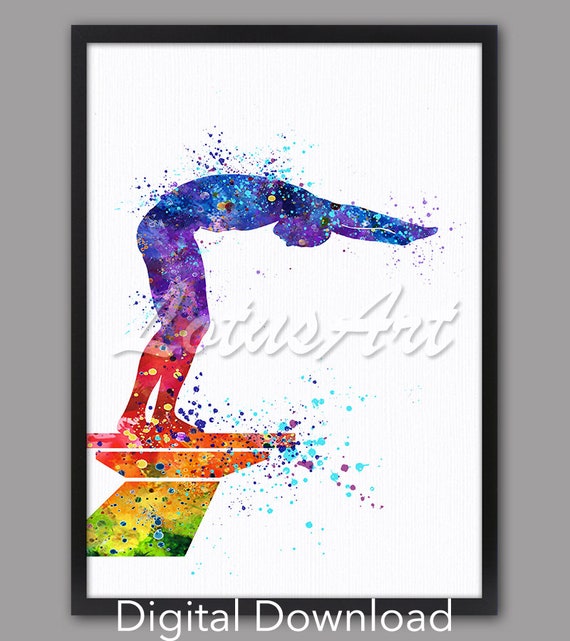 Boy Swimmer Art Water Sports Decor Swimmer Gift Watercolor Sports Prints Swimming Art Home Decor Boys Room Decor Poster