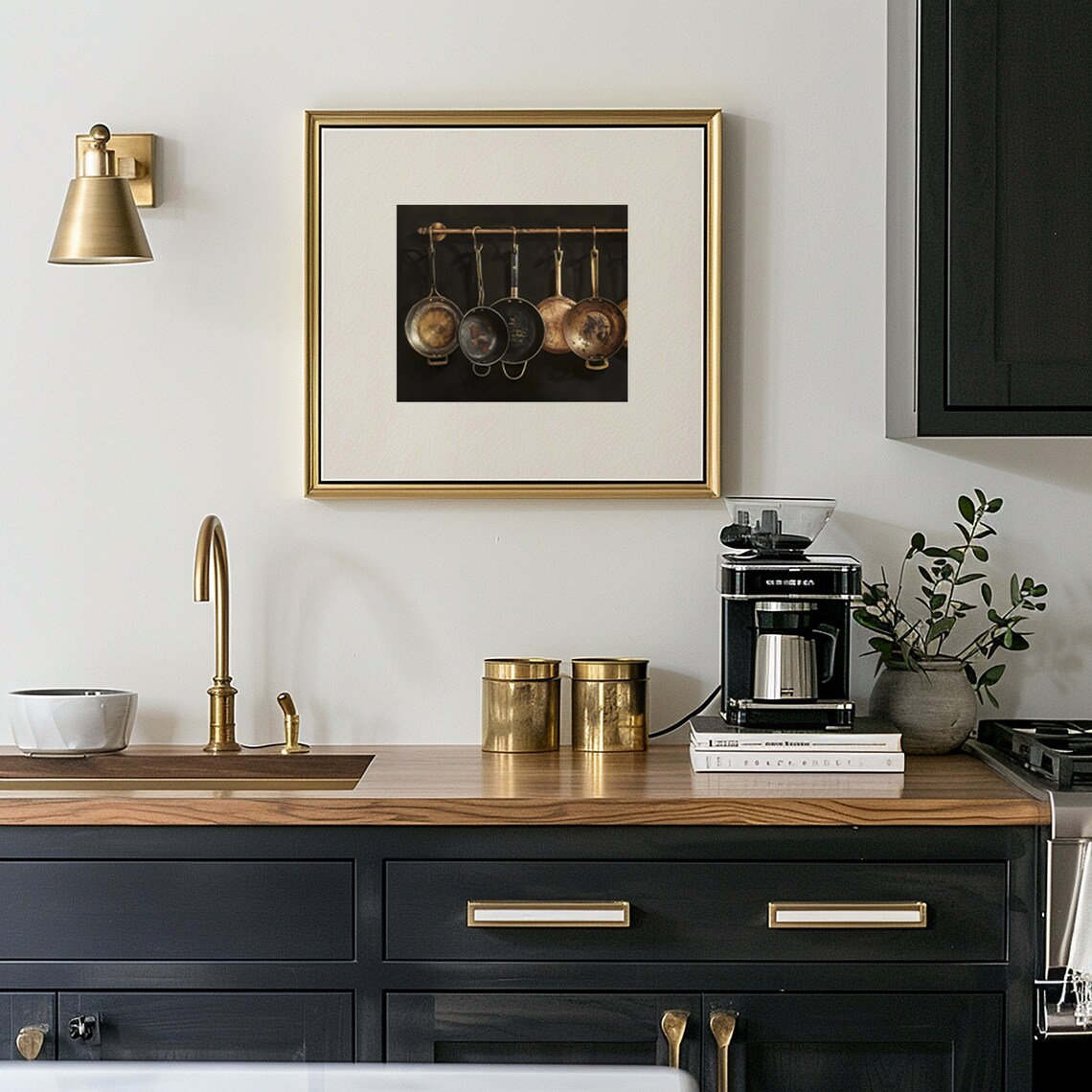 Country Kitchen Print, Vintage Rustic Still Life Art - Image 3