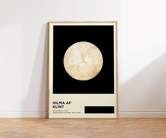 Hilma af Klint No 14 Swan 1915 Abstract Moon Museum Art Print