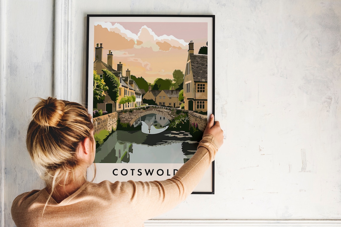 Cotswolds Travel Poster, Travel Art Print - Image 2