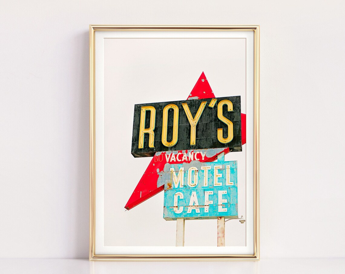 Retro Kitchen Cafe Sign, Vintage Kitchen Art Print