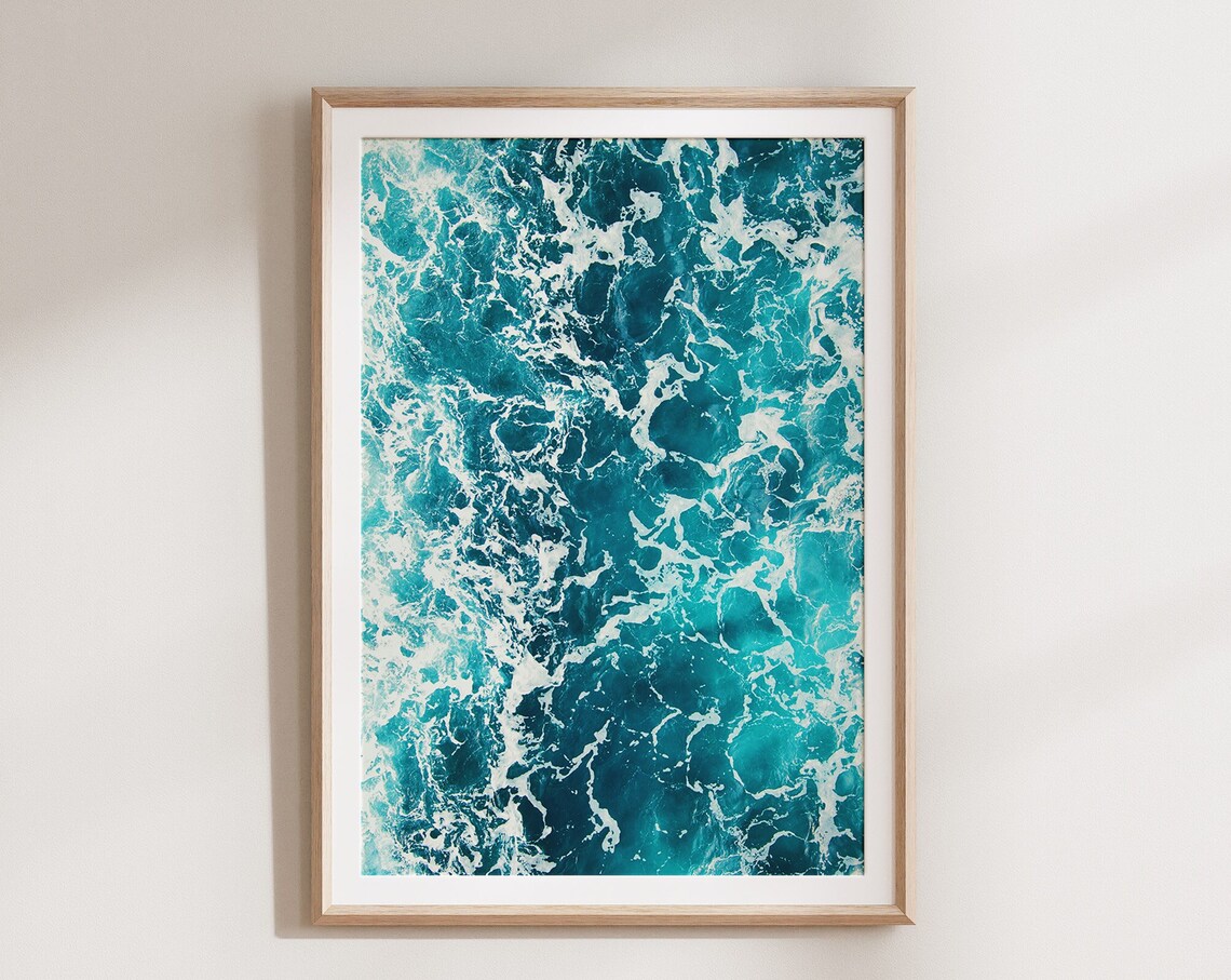 Ocean Wall Art Prints, Modern Coastal Decor