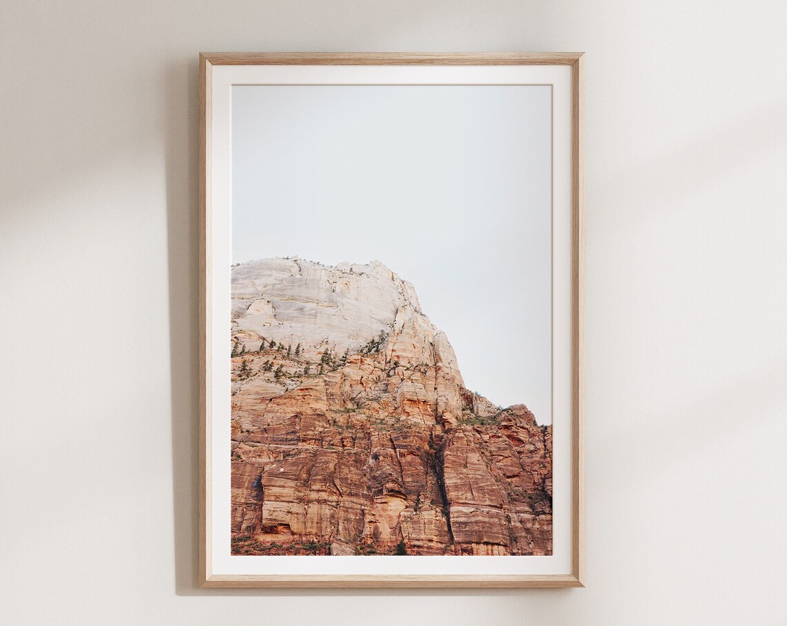 Desert Boho Wall Art Print, Southwestern Canyon