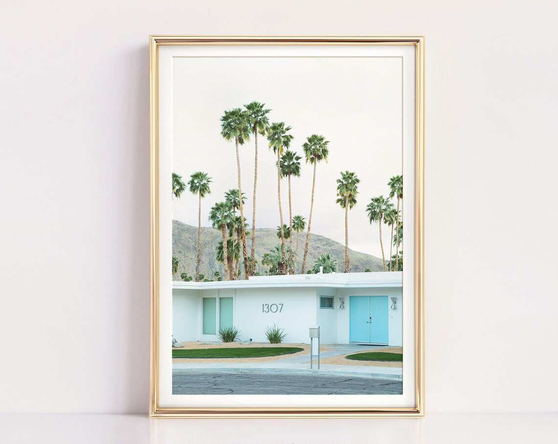 Palm Springs Mid-Century Modern Architecture Art Print