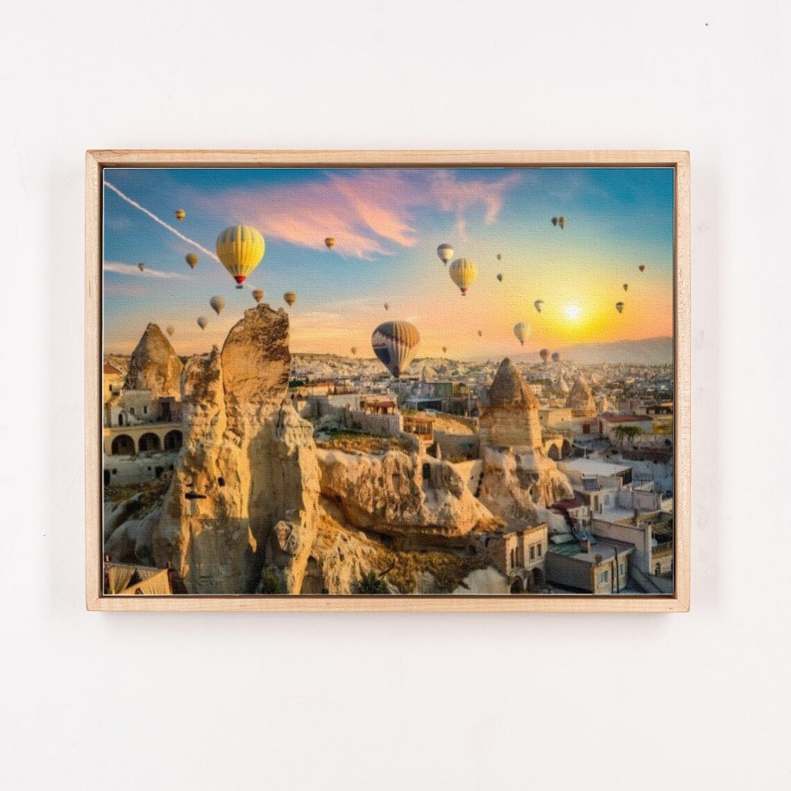 Cappadocia Sunrise Hot Air Balloons Over Fairy Chimneys Poster - Image 4