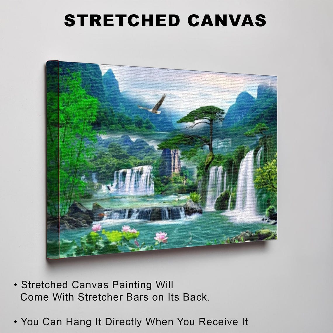 Waterfall View Decorative Wall Art Nature Decor Nature Wall Decor Nature Wall Decor Nature Art - Image 3