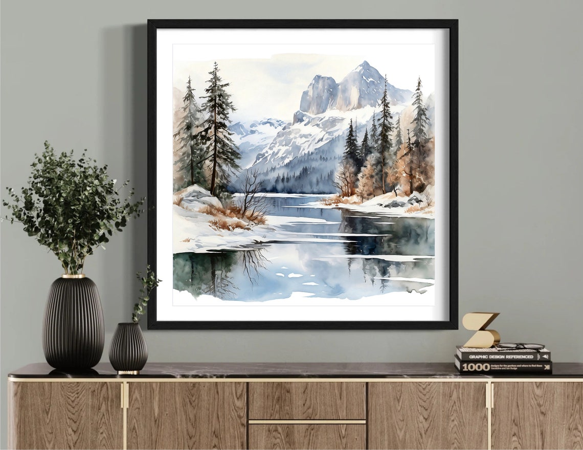 Winter Mountain Landscape - Image 3
